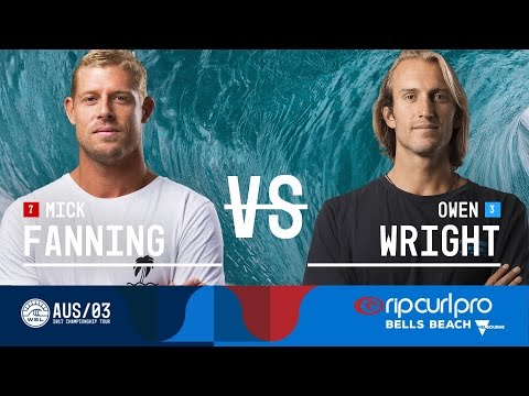 Mick Fanning vs. Owen Wright - Round Five, Heat 2 - Rip Curl Pro Bells Beach 2017