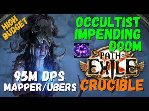 POE Occultist Impending Doom Build, 95M DPS, Mapper/Ubers