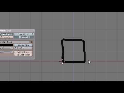 Super3boy's 28th Blender Tutorial(Grease Pencil)