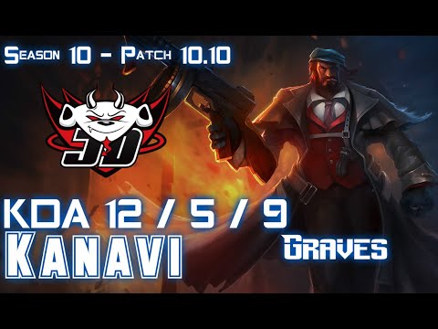 JDG Kanavi GRAVES vs JARVAN IV Jungle - Patch 10.10 KR Ranked