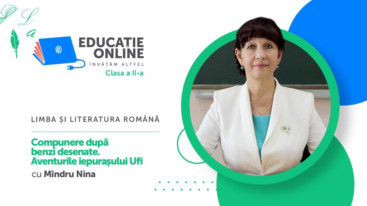 Limba ?i literatura român?, Clasa a II-a, Compunere dup? benzi desenate. Aventurile iepura?ului Ufi