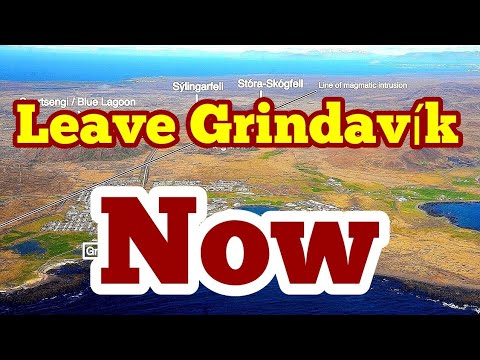 Grindavík People Asked To Leave Town, Iceland Svartsengi Eldvorp Volcanic System, Eruption