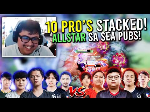 "10 PRO's STACKED ALLSTAR GAME SA SEA PUBS!"🔥 - TEAM ARMEL vs TEAM MAC!🔥