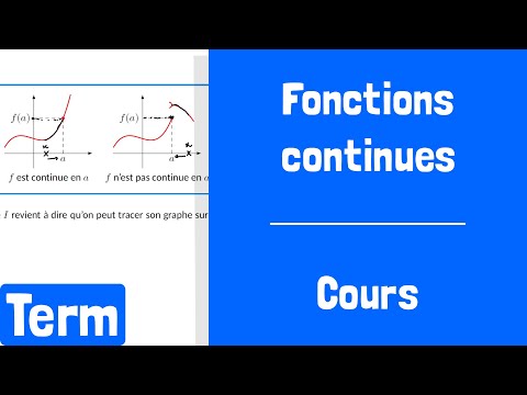 Cours : Continuité d'une fonction