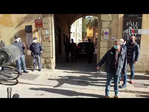 Firenze - Conte riparte, prima tappa all'Università (26.02.21)