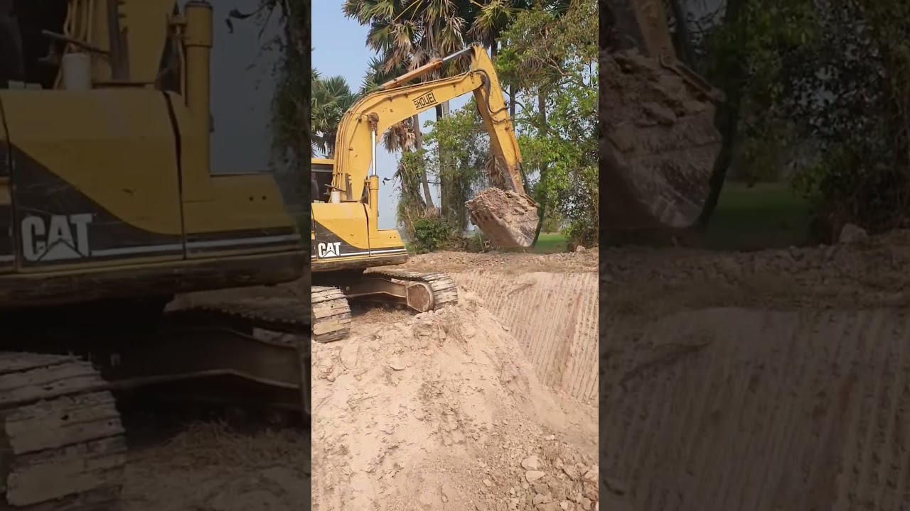 EXCAVATOR #excavator #caterpillar  #automobile