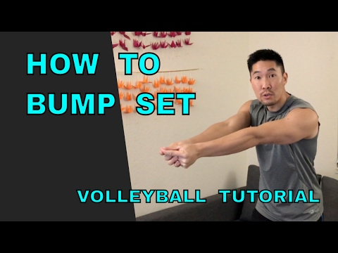 How to BUMP SET a VOLLEYBALL (Volleyball Tutorial)