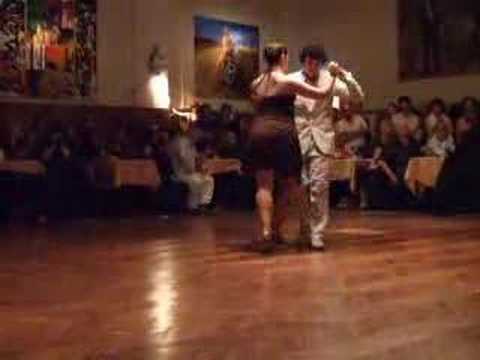  Federico Naveira  and  Ariadna Naveira  are  dancing  to  the  tango  "  Tigre Viejo  "