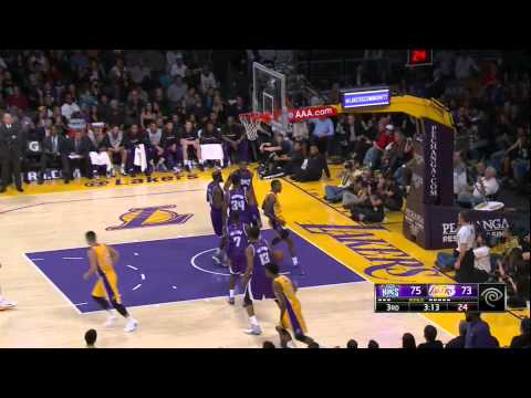 Jeremy Lin's Offense & Defense Highlights 2014-12-10 Lakers VS Kings 1080p