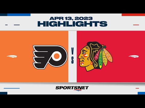 NHL Highlights | Flyers vs. Blackhawks - April 13, 2023