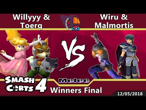 SmashCorts #4 - SSBM Doubles - Willyyy & Toerq vs Wiru & Malmortis - WF