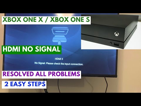 How to Fix Xbox One X HDMI No Signal Issue ? Xbox One X & Xbox One S ? Solved by 2 Steps