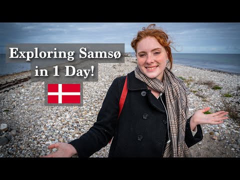 Exploring Samsø, Denmark in 1 Day!!  Vesborg Lighthouse, Ballen Havn, Besser Rev + Our Lady Church!