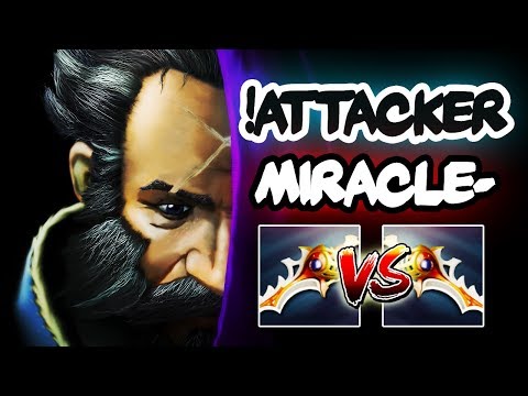 Miracle- Kunkka vs TOP 1 Kunkka Player !Attacker - EPIC Divine Rapier Battle Dota 2 Gameplay