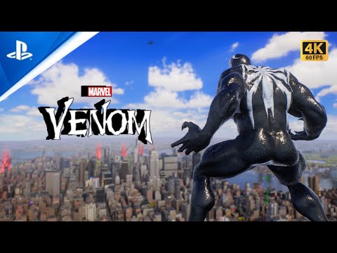 Marvel’s VENOM Free Roam Gameplay PS5 4K