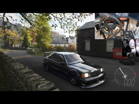 Mercedes-Benz 190E Evolution II  - Forza Horizon 4 | Steering Wheel  + shifter  gameplay [4K 60FPS]