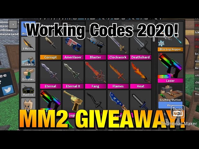 How To Get Free Godlys In Mm2 - code for mm2 roblox 2020