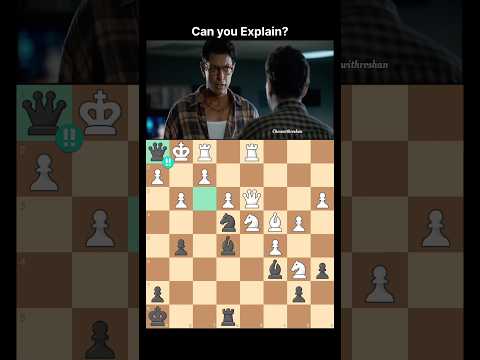 BRILLIANT MOVE 💎💎💎#chess #chessgame #chesspuzzle#ajedrez #checkmate #magnuscarlsen#шахматы#shorts