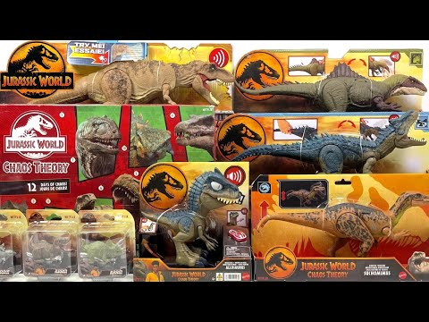 Jurassic World CHAOS THEORY Toy Collection | T Rex | Allosaurus | ASMR unboxing review