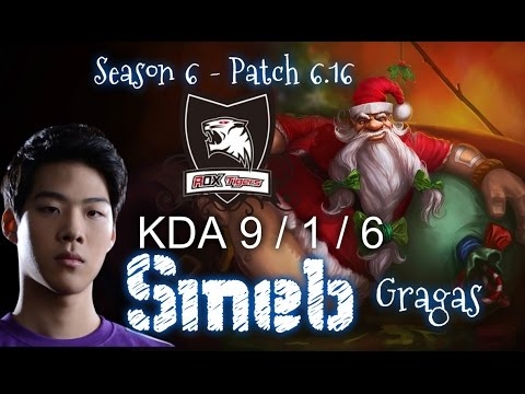 ROX Smeb GRAGAS vs GRAVES JUNGLE - Patch 6.16 KR Ranked | League of Legends