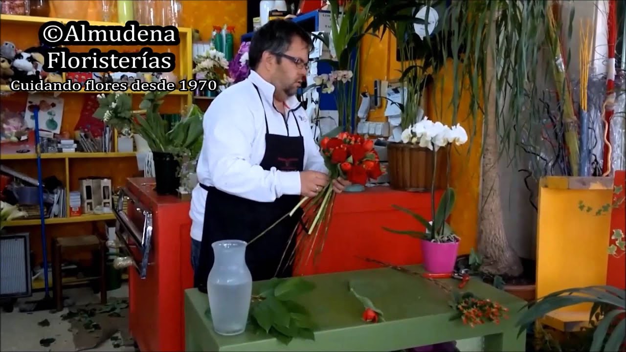 Como hacer ramo de novia con rosas rojas y tulipanes