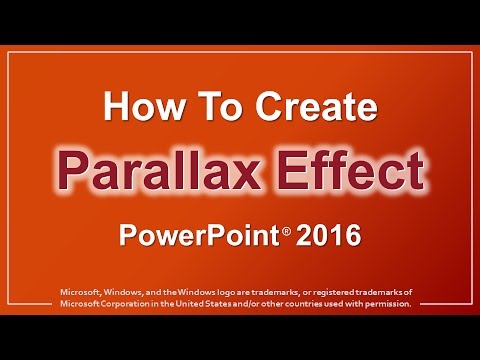 How to Create Parallax Animation in PowerPoint