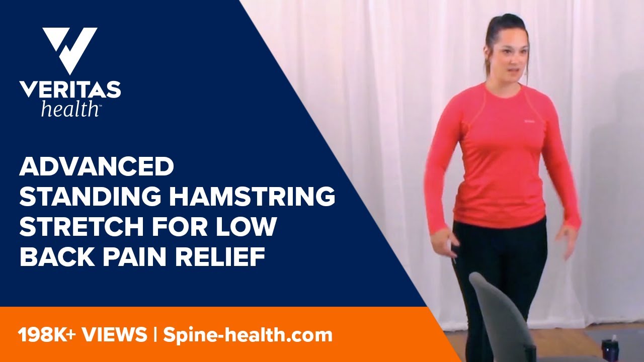 Advanced Standing Hamstring Stretch for Low Back Pain Relief