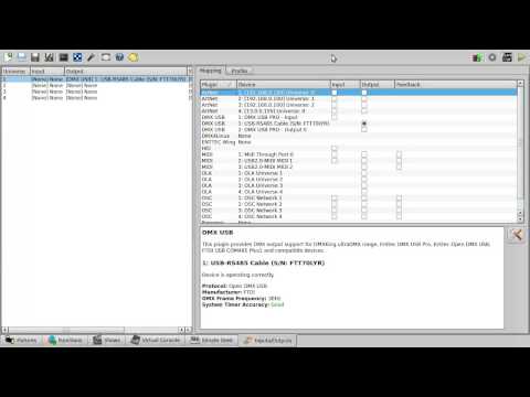 QLC+ Video Tutorial #1 - Inputs/Outputs