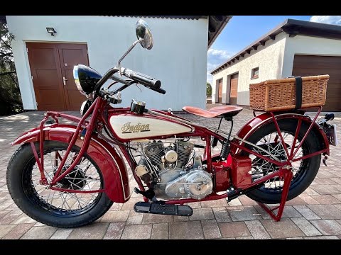 Vintage Indian Scout 101 Classic Motorcycle - 1931