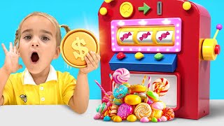 Aventures amusantes avec la machine à sous magique pour enfants