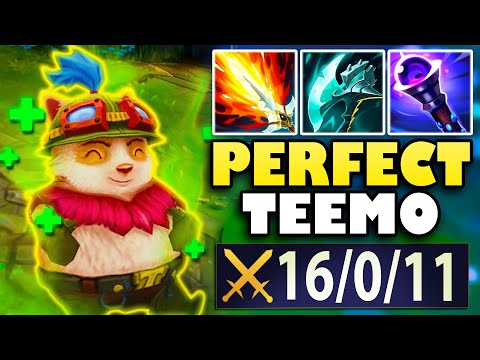 How To Have A FLAWLESS Ranked Game With Teemo (Perfect Score)