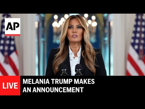 LIVE: Melania Trump makes an announcement