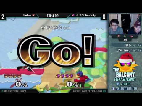 Melee @ the Balcony 76 - Pools RR ft. Pulse (Marth) VS BCB|Schmoofy (Falco)