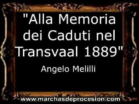 Alla Memoria dei Caduti nel Transvaal 1889 - Angelo Melilli [MA]
