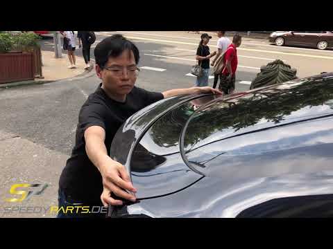 SpeedyParts.de - Carbon Fiber Spoiler - BMW X6 F16 - Installation - bm132