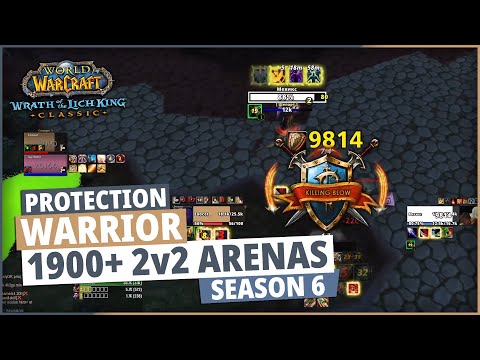Prot Warrior / Preg Paladin 1900+ 2v2 Arena Season 6 - WoW WOTLK PVP (Save Your Breath - Zebrahead)