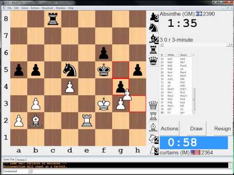 3 minute chess #194: IM Greg Shahade vs GM Maxim Rodshtein