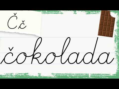 Pisana slova latinice C, Č,Ć i G