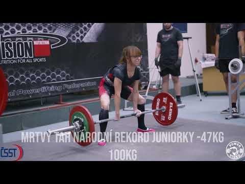 Veronika Linhartová / juniorky -47 kg: total 224 kg