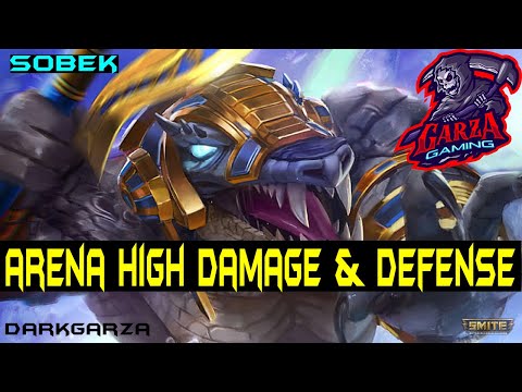 Smite Arena Sobek High Damage & Defense Build | Newbie Friendly God