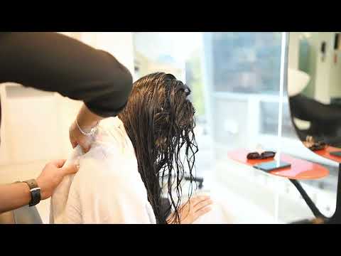 Deepthi Sati treating her tresses to a rejuvenating hair spa for a touch of shine and nourishment