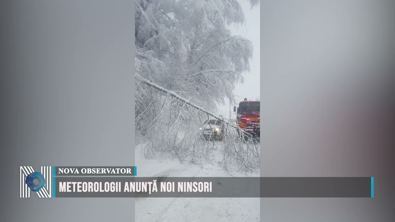 Meteorologii anunță noi ninsori