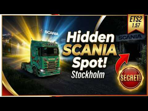 ETS2 Hidden Scania Testing Track in Stockholm! Secret Location