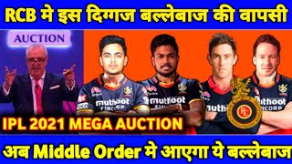 IPL 2021- RCB New Players in IPL 2021 Auction | Mega Auction | rcb players in IPL 2021 | rcb news