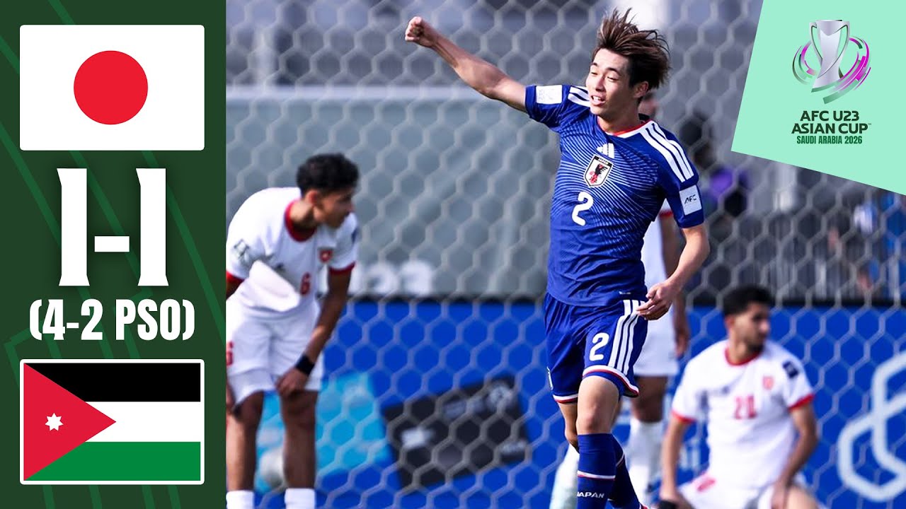 Japan U23 vs Jordan U23 Highlights
