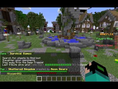Minecraft hunger games and snake