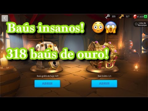 ABRINDO 318 BAÚS DE OURO | BOAS RECOMPENSAS - RISE OF KINGDOMS.