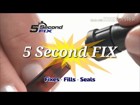 5 Second Fix Liquid Plastic Welding Kit - Fix, Repair and Seal Anything