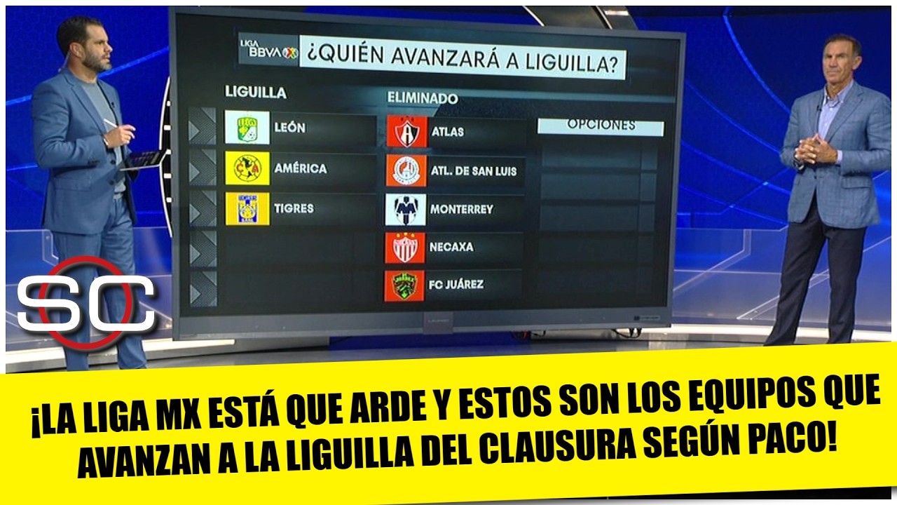 LOS PRONÓSTICOS DE PACO GABRIEL ¿Quién avanzará a la LIGUILLA del CLAUSURA 2026? | SportsCenter