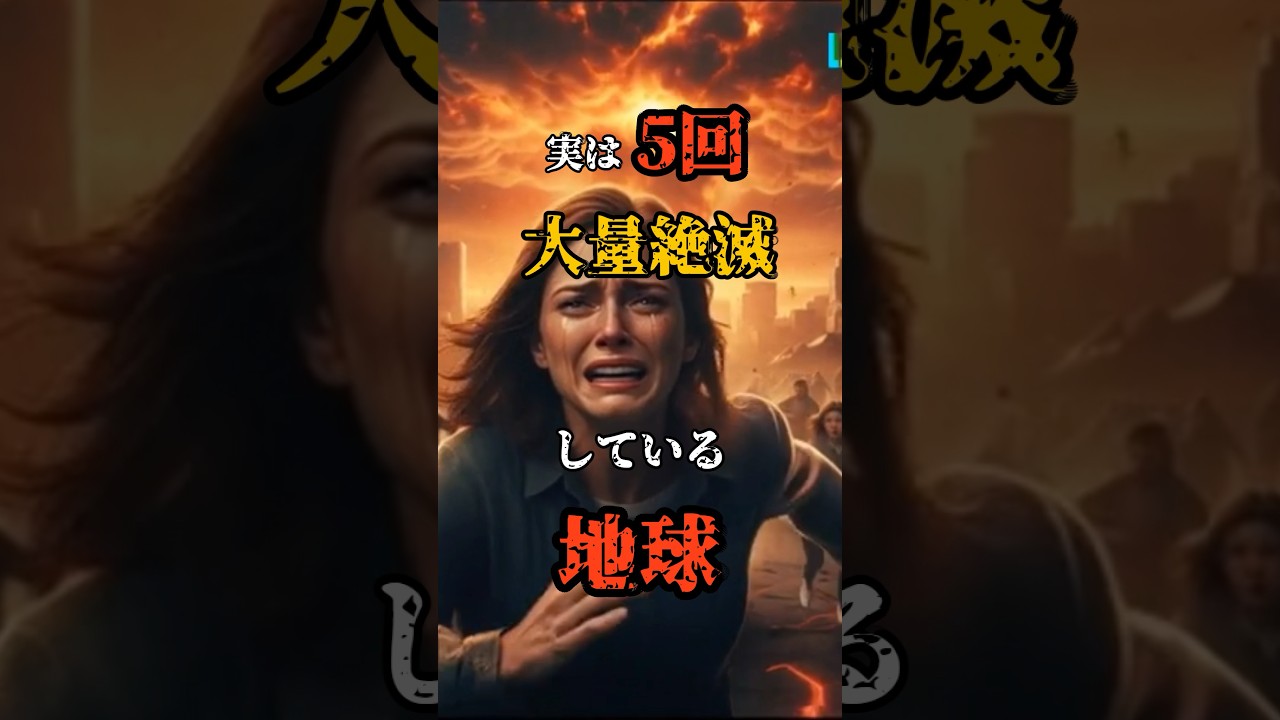 【マジでヤバい】実は5回大量絶滅している地球 #雑学 #Shorts #歴史